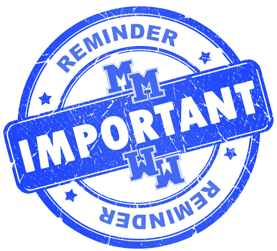 Important Reminder