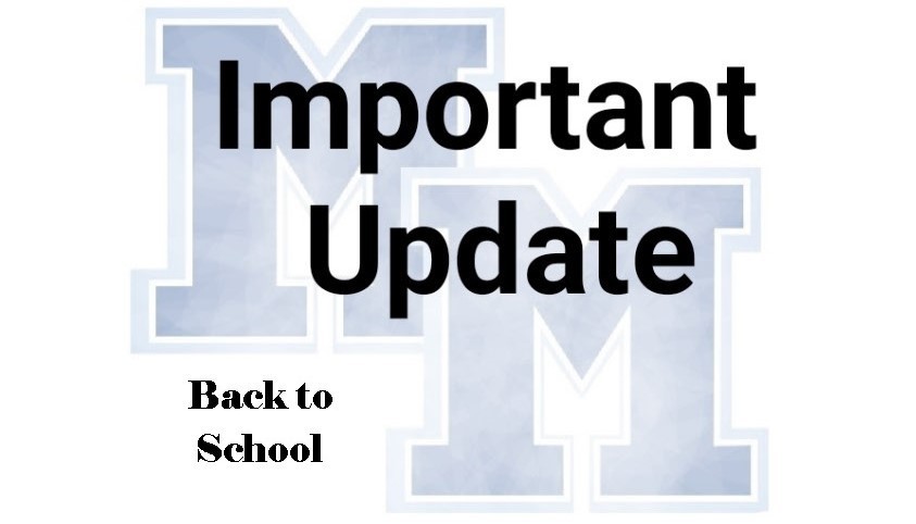 Back to School Update