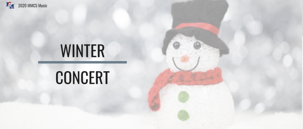 Welcome to our 2020 Winter Concert!