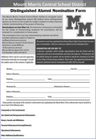 Distinguished Alumni Nomination Forms Due May 1st!