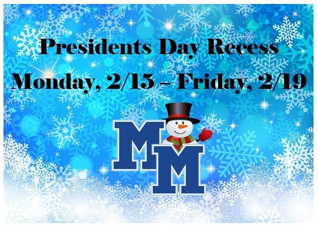 Presidents Day Recess