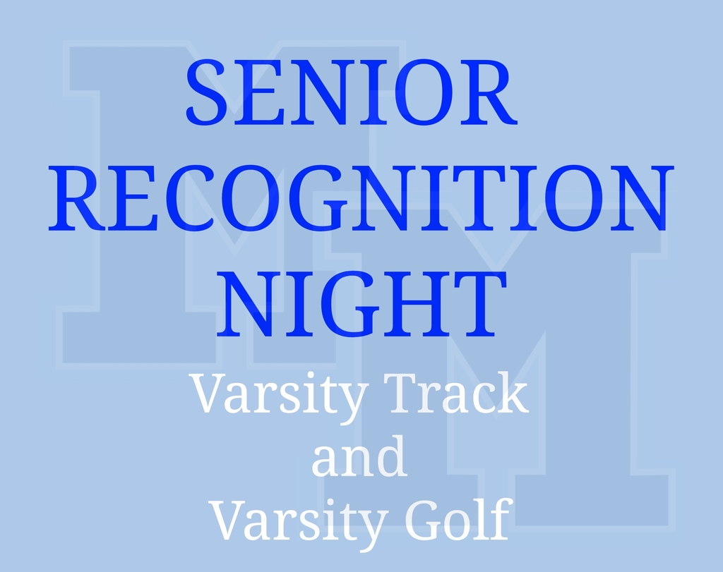 Senior Recognition Night, V Track and V Golf